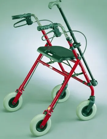 Rollstuhl und Rollator Stockhalterset